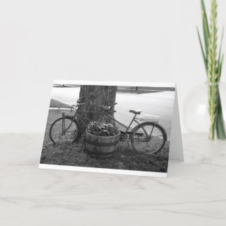 Ein Fahrrad errichtet für zwei Karte