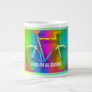 Ein Fahrrad für alle Jahreszeiten Jumbo-Tasse
