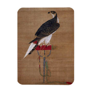 Ein Falken - Koreanischer Scroll aus dem 16. Jahrh Magnet