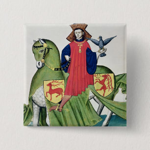 Ein Falkner, von Codex de Capodilista Button