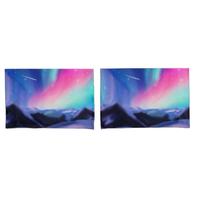 Ein Fall von einer Million Aurora Dreams Pillow Kissenbezug (Vorderseite-Set)