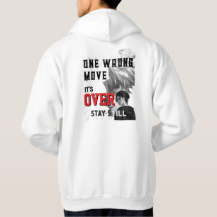 Ein falscher Schritt - Dark HAnime Grafik Kapuzenp Hoodie