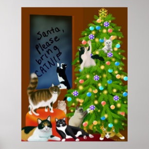 Ein Familienweihnachtsbanner Poster