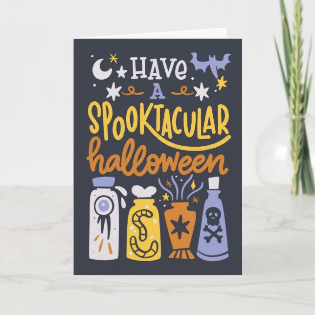 Ein fantastischer Halloween Karte (Vorderseite)