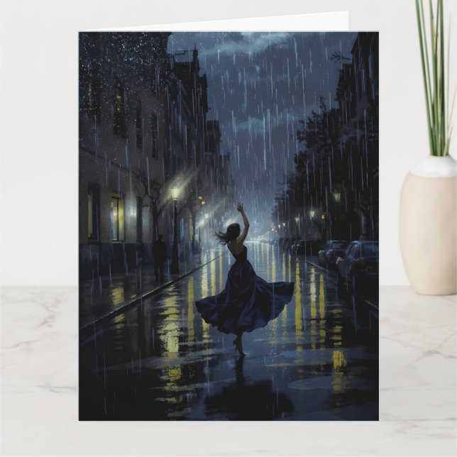 Ein farbenfroher Dank Karte (Vorderseite)