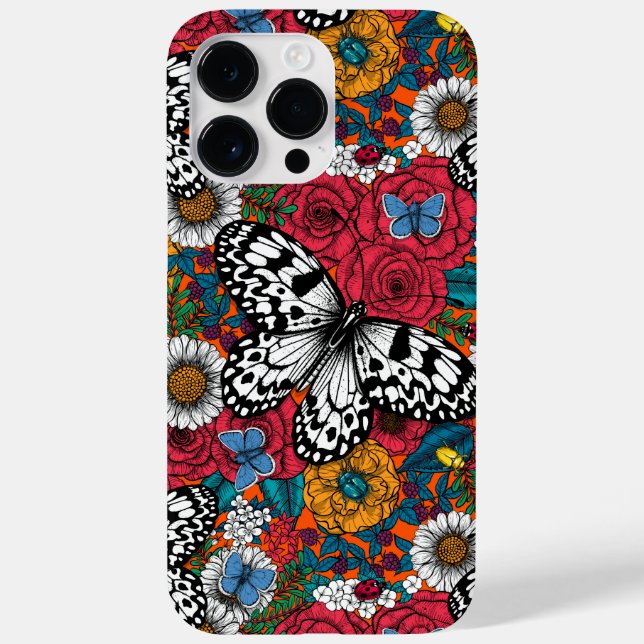 Ein farbenfroher Garten Case-Mate iPhone Hülle (Rückseite)