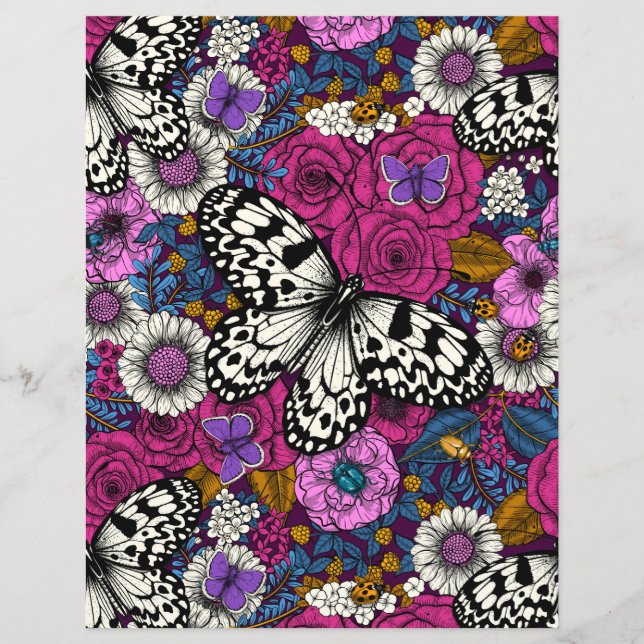 Ein farbenfroher Garten II (Vorderseite)