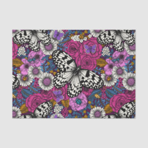 Ein farbenfroher Garten II Seidenpapier