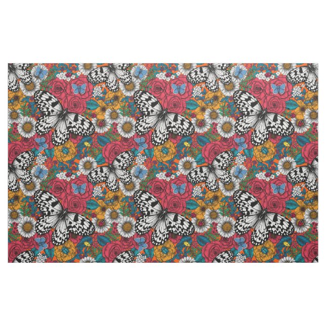 Ein farbenfroher Garten Stoff (Fat Quarter (45,7 x 55,9 cm))