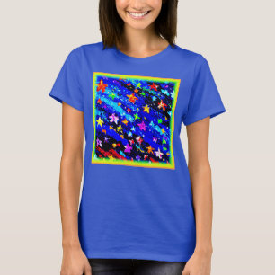Ein farbenfroher Sternenhimmel. Jetzt kaufen T-Shirt