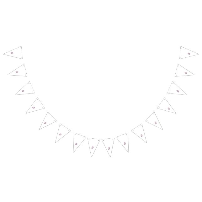 Ein farbenfroher Wandaufkleber mit einem faszinier Wimpelkette (Alle)