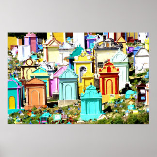 Ein farbenfroher Weg Poster