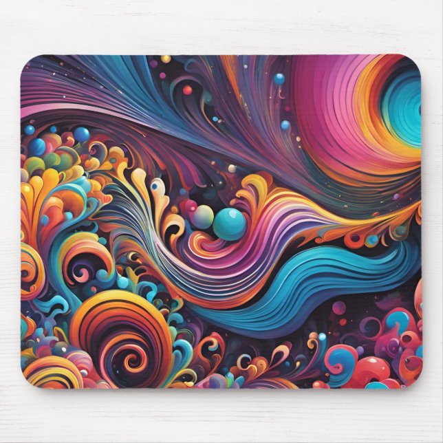 Ein farbiger Abstrakt Mousepad (Vorne)