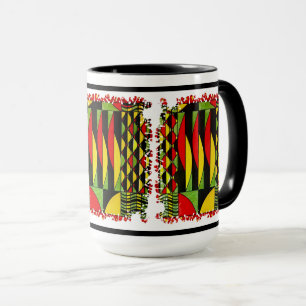 Ein Farbschimmer in der Rhythmus-Tasse Tasse