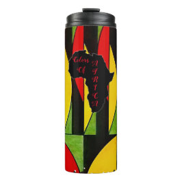 Ein Farbtupfer mit Rhythmus Thermosbecher