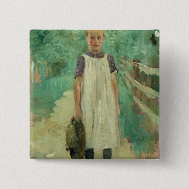 Ein Farmgirl, 1895 Button (Vorderseite)