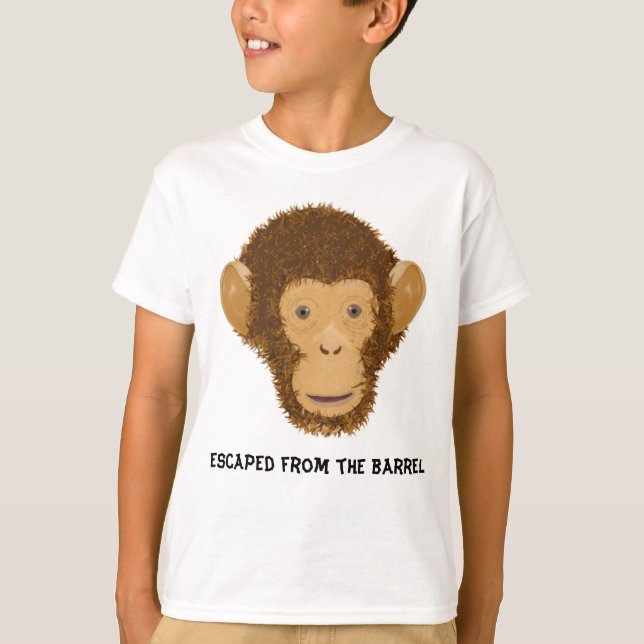 Ein Fass voller Affen T-Shirt (Vorderseite)