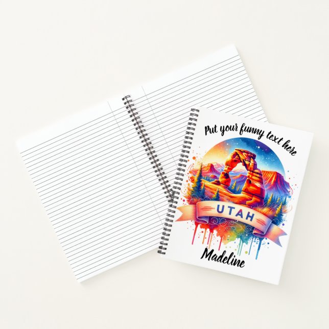 Ein faszinierender Sonnenuntergang im Nationalpark Notizbuch (Innenseite)