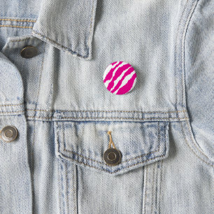 Ein faszinierendes Blumenmuster in Rosa und Weiß, Button