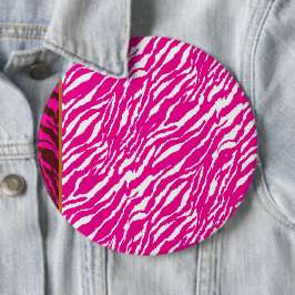 Ein faszinierendes Blumenmuster in Rosa und Weiß,  Button