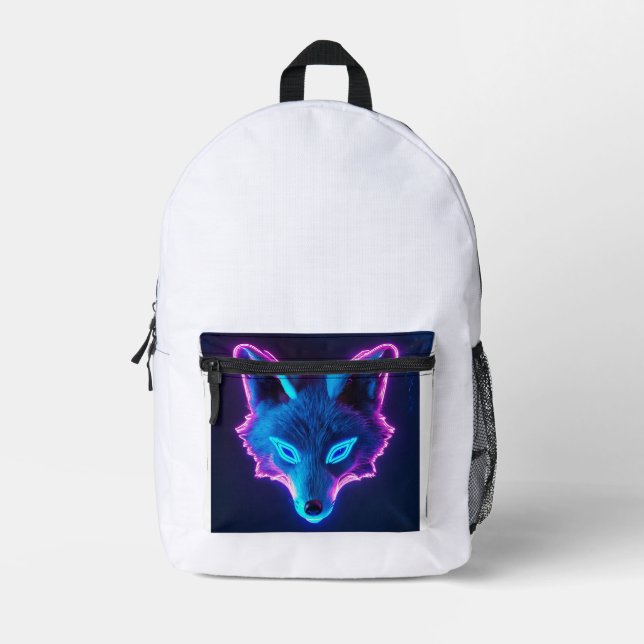 Ein faszinierendes Tierdesign Bedruckter Rucksack (Vorderseite)