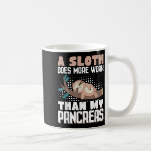 Ein Faultier wirkt mehr als meine Bauchspeicheldrü Kaffeetasse