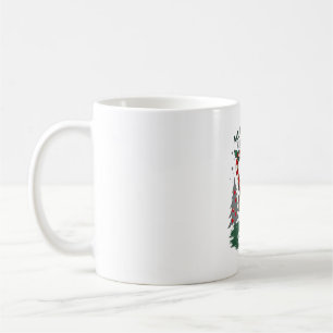 Ein Faultier zu Weihnachten. Süßes Weihnachtsfault Kaffeetasse