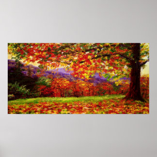 Ein fehlerhafter Neuengland-Herbst Poster