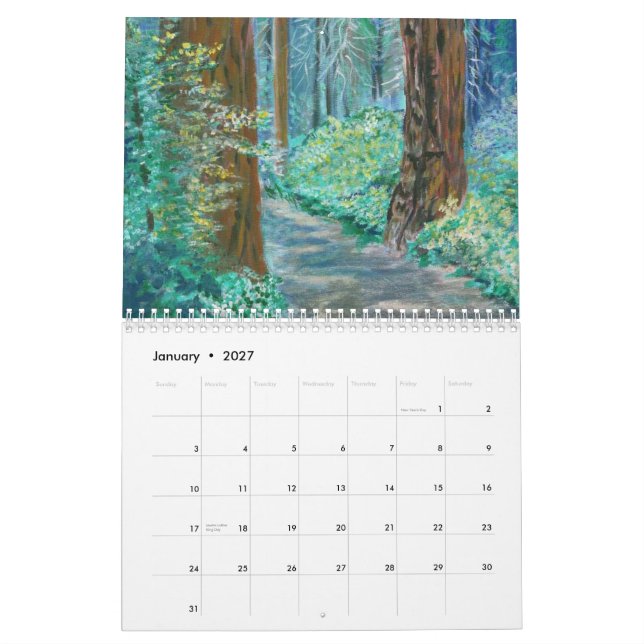 Ein feines Jahr Kalender (Jan 2027)