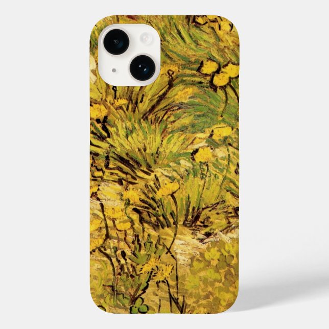 Ein Feld gelber Blumen von Vincent van Gogh Case-Mate iPhone Hülle (Rückseite)