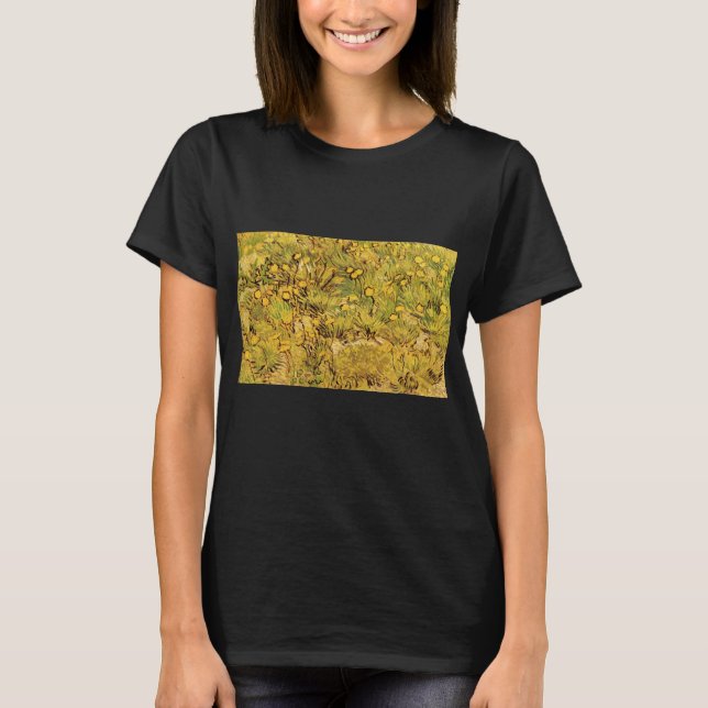 Ein Feld gelber Blumen von Vincent van Gogh T-Shirt (Vorderseite)
