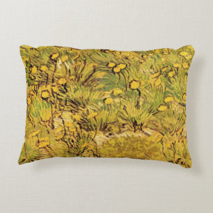 Ein Feld gelber Blumen von Vincent van Gogh Zierkissen