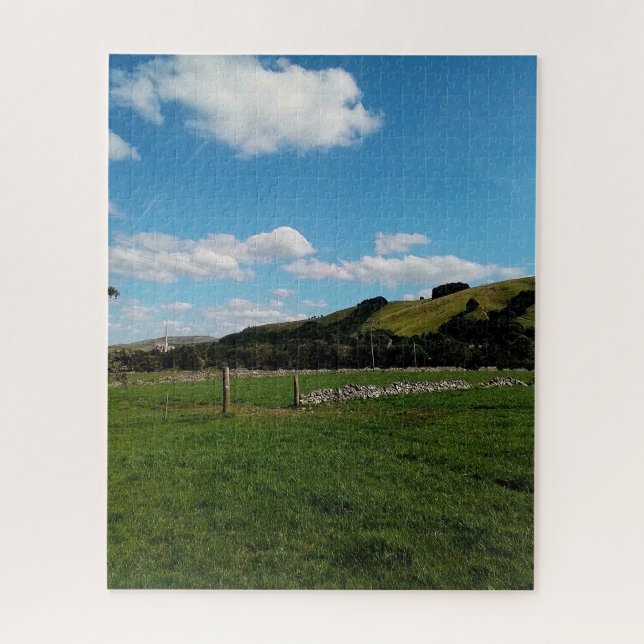 Ein Feld im Sommer Puzzle (Vertikal)