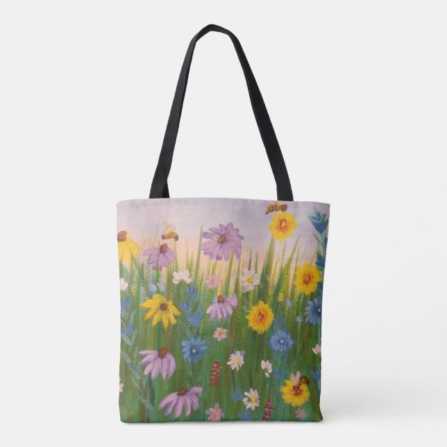 Ein Feld voller wild lebender Blume (Rückseite)
