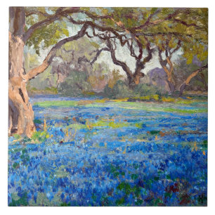 Ein Feld von Blauem Lupinen bei Alamo Heights, 191 Fliese