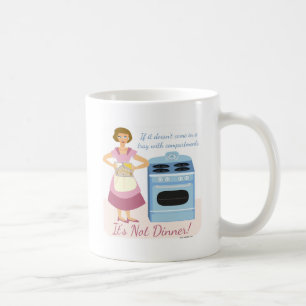 Ein Fertiggericht bedeutet Abendessen Mama Slogan Tasse