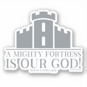 Ein feste Burg ist unser Gott Aufkleber