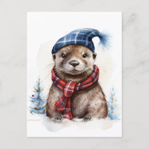 Ein festlicher Winter Weihnachten zum Weihnachten Postkarte