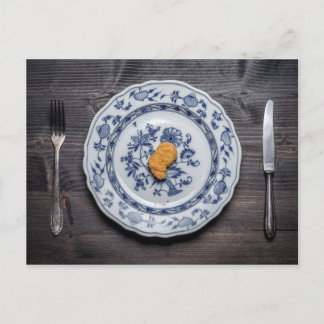 Ein Festmahl für einen König! Postkarte