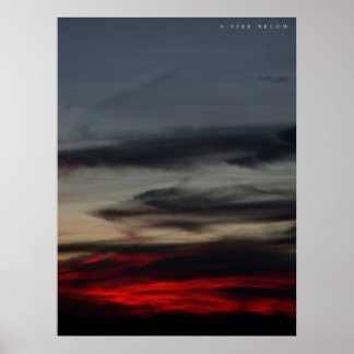 Ein Feuer darunter Poster