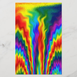 Ein Feuer in einem Regenbogen Briefpapier