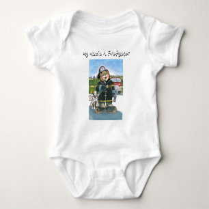 Ein Feuerwehrmann meiner Mama - Baby Strampler