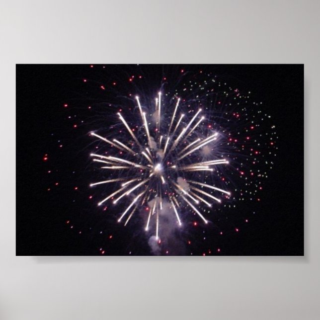 Ein Feuerwerk Poster (Vorne)