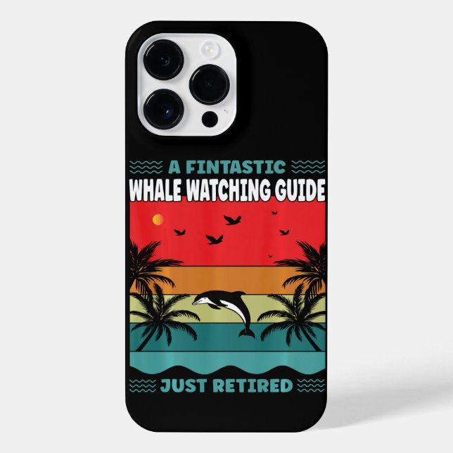 Ein fintastischer Whale-Watching-Guide einfach nur iPhone Hülle (Rückseite)
