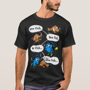 Ein Fisch, blauer Fisch T-Shirt