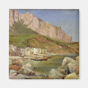 Ein Fischerdorf bei Capri Magnet