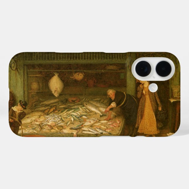 Ein Fischhändlergeschäft von Frederick Walker Case-Mate iPhone Hülle (Rückseite (Horizontal))