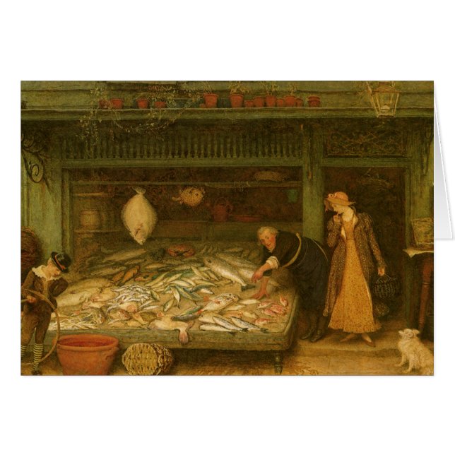 Ein Fishmonger's Shop von Frederick Walker (Vorderseite (Horizontal))