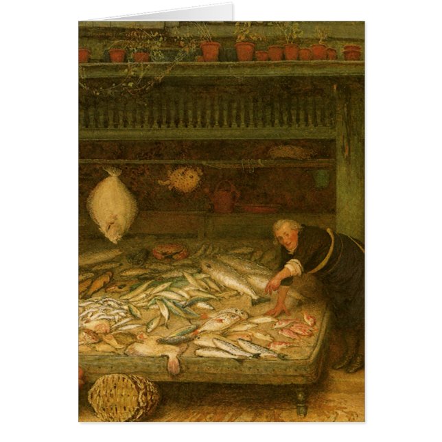 Ein Fishmonger's Shop von Frederick Walker (Vorne)