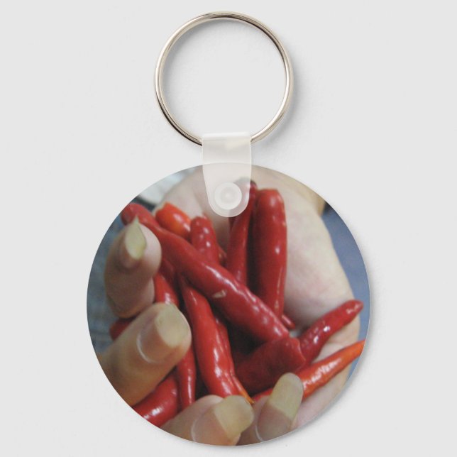 Ein Fistful of Chilies Schlüsselanhänger (Vorderseite)